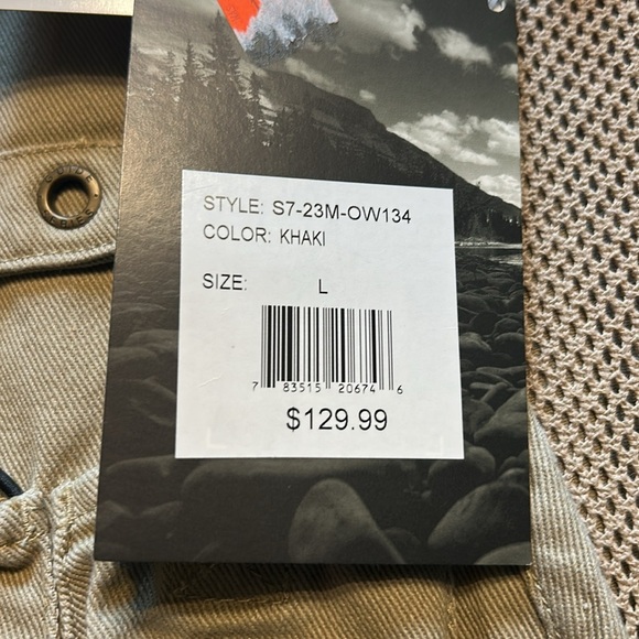 Guide Series Khaki Travel Vest Outdoorsman Fishing Hunting Utility Vest L NWT - Picture 3 of 9